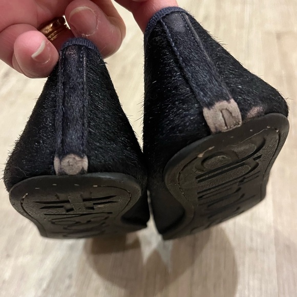 Anthology Everyday Antho Pony Ballet Flats 7 Navy #8857 Handmade - Picture 12 of 12